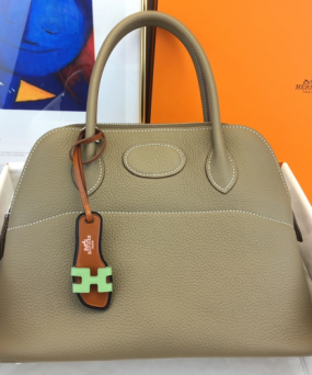 에르메스 볼리드31 에토프 은장 토고가죽